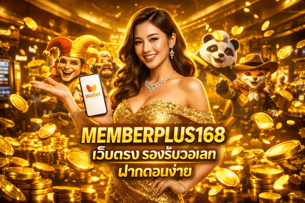 MEMBERPLUS168 เว็บตรง รองรับวอเลท ฝากถอนง่าย
